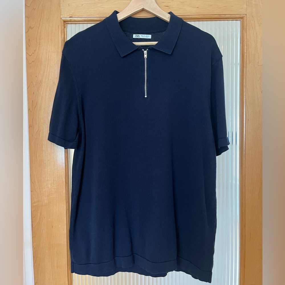 Zara Polo - Men’s L (Blue)